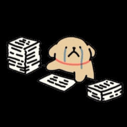 8.15线条小狗表情包分享
禁止商用