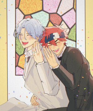 小情侣的婚后甜蜜日常。

画师id：14438859
无限滑板兰历