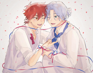 小情侣的婚后甜蜜日常。

画师id：14438859
无限滑板兰历