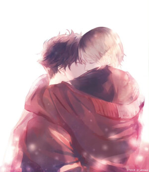 韩国画师ahneul笔下的小情侣，张力十足。

p站id：22630960
排球少年，黑研