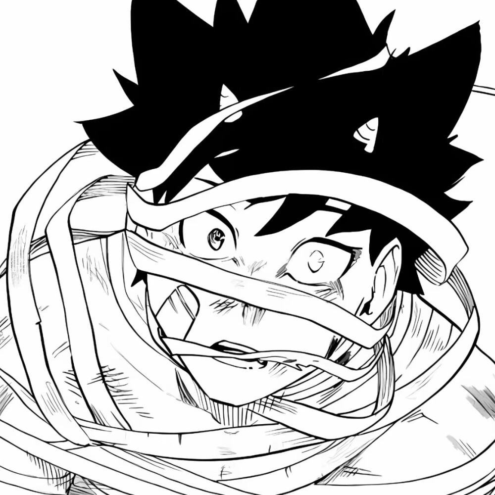 黑白漫画/男生头像