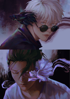 #咒术回战# 五条悟&夏油杰

twi：_3aem ​​​