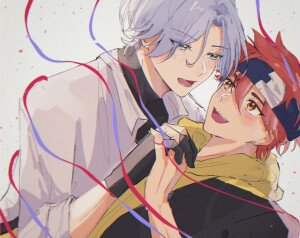 小情侣的婚后甜蜜日常。

画师id：14438859
无限滑板兰历