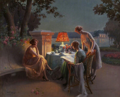 海边的夏夜。作者：Delphin Enjolras ​