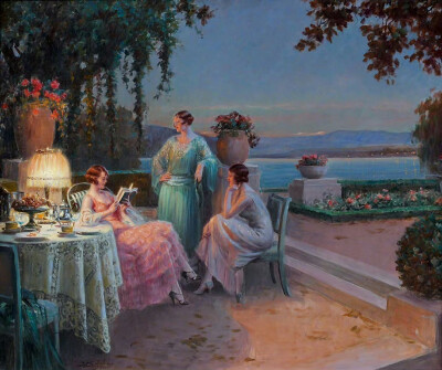 海边的夏夜。作者：Delphin Enjolras ​