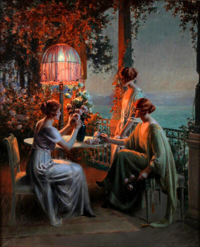 海边的夏夜。作者：Delphin Enjolras ​