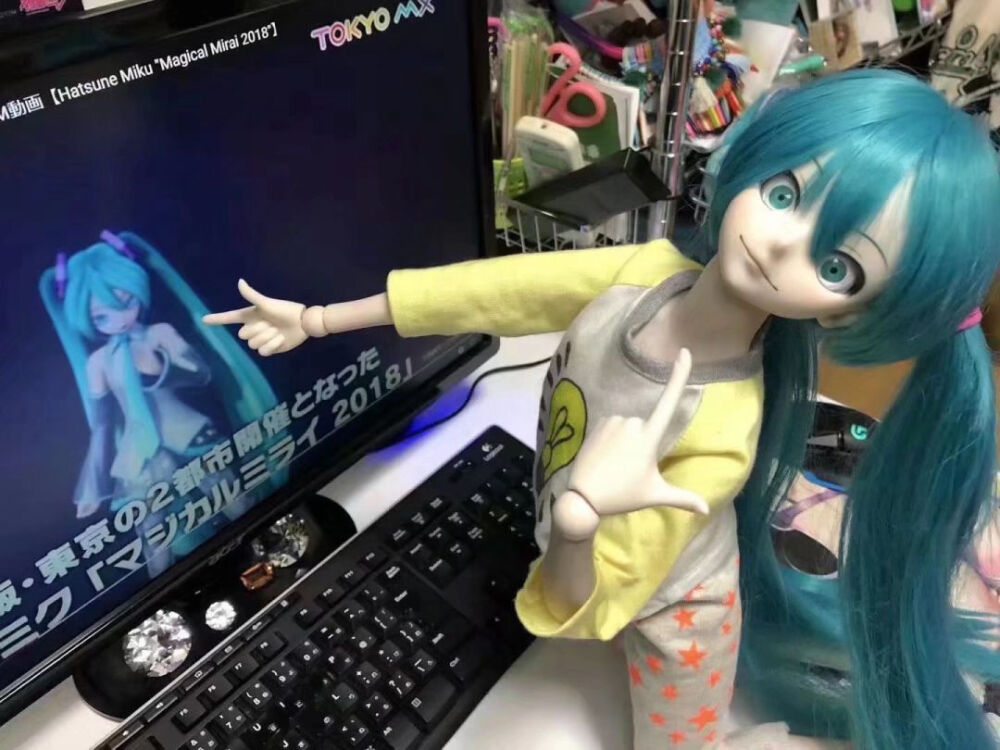 美美bjd（是bjd么？好像初音 好漂亮