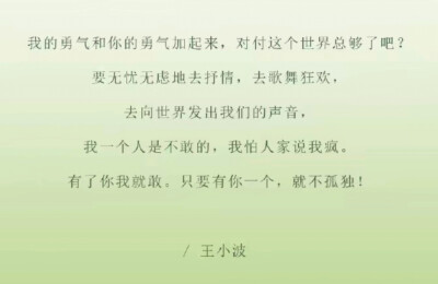 王小波 文字