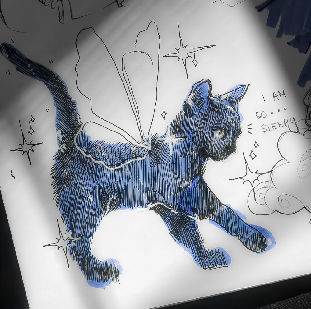 Colourway‘’曙暮光*:.｡..｡.:* Tyndall effect