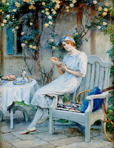 英国画家威廉·亨利·马格森William Henry Margetson, (1861-1940)绘画作品欣赏。
