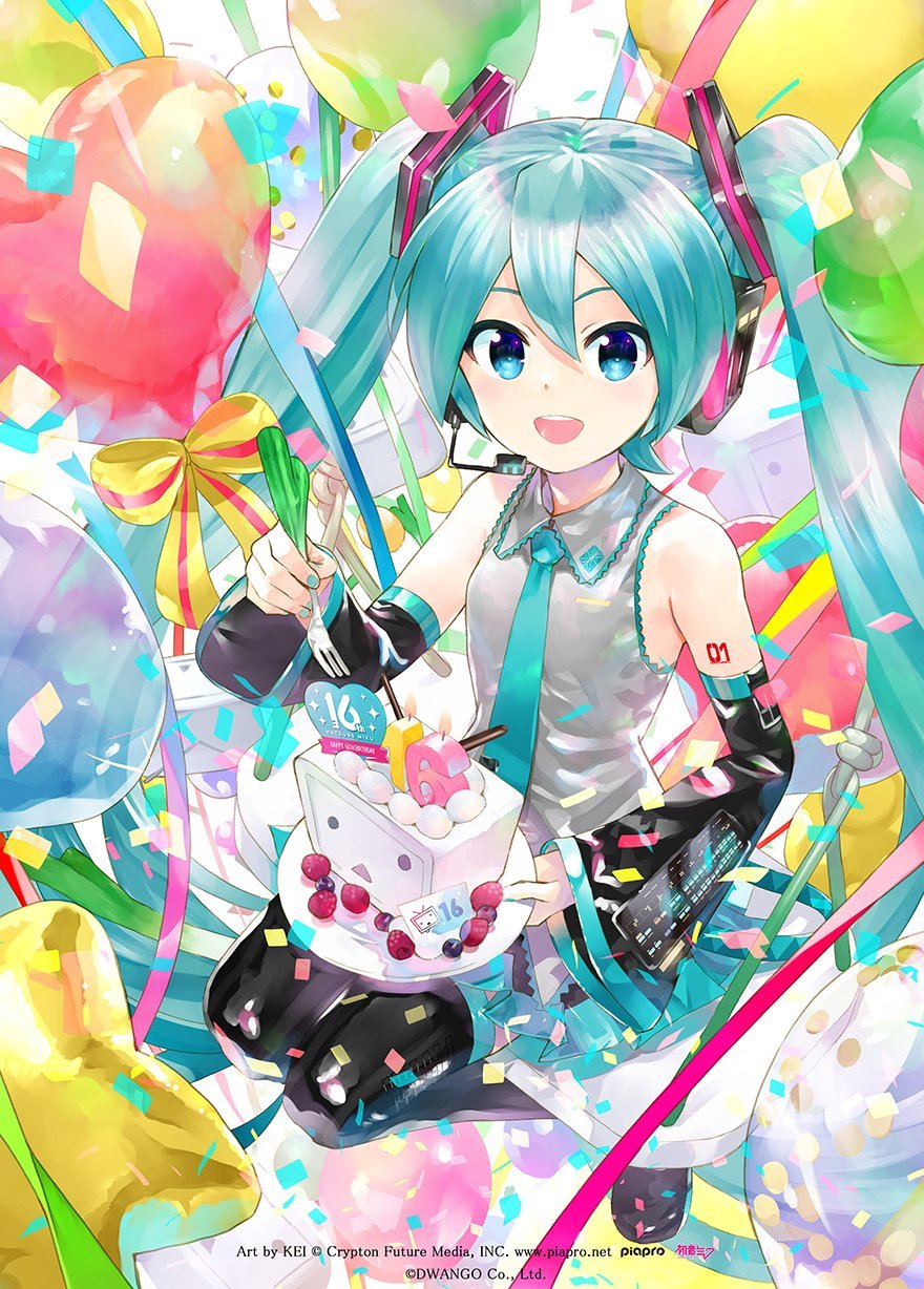 初音ミク诞生16周年展览会“niconico动画和初音未来的奇迹”视觉图更新，8月5日～9月10日举办
Art by KEI