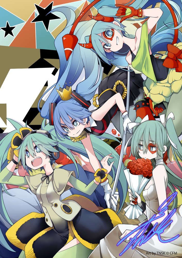 初音ミク Happy 16th Birthday -Dear Creators-』初音ミク16周年倒计时图更新，Art by REM、Lat、とりたく、雪乃たまご、鈴ノ助、森倉円、モゲラッタ、おむたつ、賀茂川、CHRIS、左、たま、TNSK、さいね、Rella