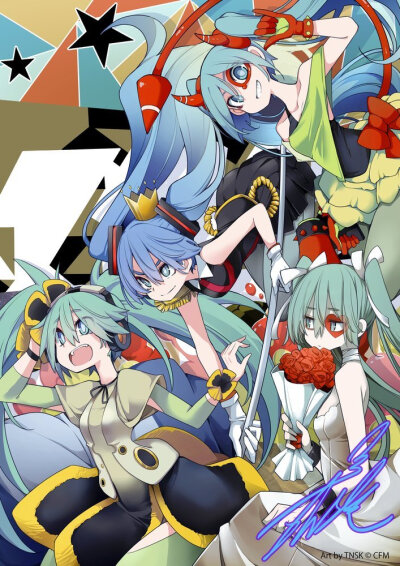 初音ミク Happy 16th Birthday -Dear Creators-』初音ミク16周年倒计时图更新，Art by REM、Lat、とりたく、雪乃たまご、鈴ノ助、森倉円、モゲラッタ、おむたつ、賀茂川、CHRIS、左、たま、TNSK、さいね、Rella