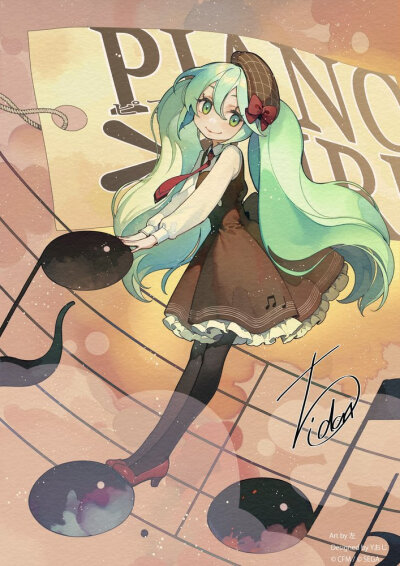 初音ミク Happy 16th Birthday -Dear Creators-』初音ミク16周年倒计时图更新，Art by REM、Lat、とりたく、雪乃たまご、鈴ノ助、森倉円、モゲラッタ、おむたつ、賀茂川、CHRIS、左、たま、TNSK、さいね、Rella