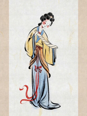 一组古风人物作品
作者：张雨路 ​​​
好喜欢这种风格，国风yyds