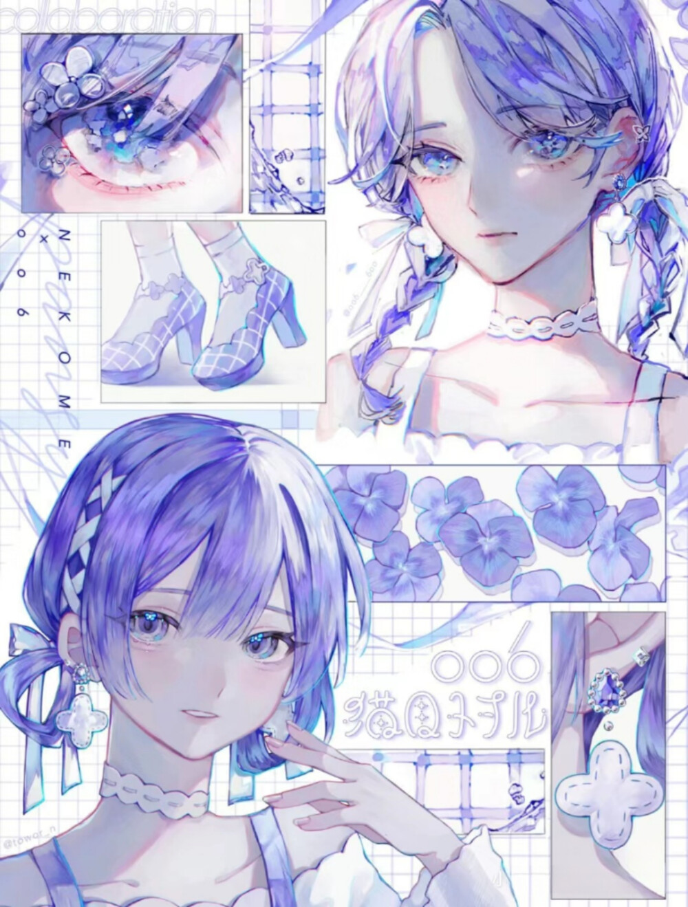 画师:towor_n
琉璃一样的美少女