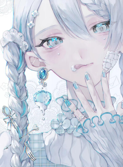 画师:towor_n
琉璃一样的美少女