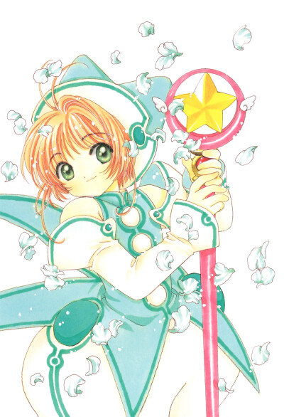 魔卡少女樱单行卷1-10卷封面，7卷封面缺失