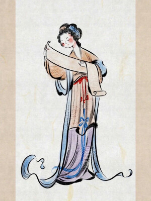 一组古风人物作品
作者：张雨路 ​​​
好喜欢这种风格，国风yyds