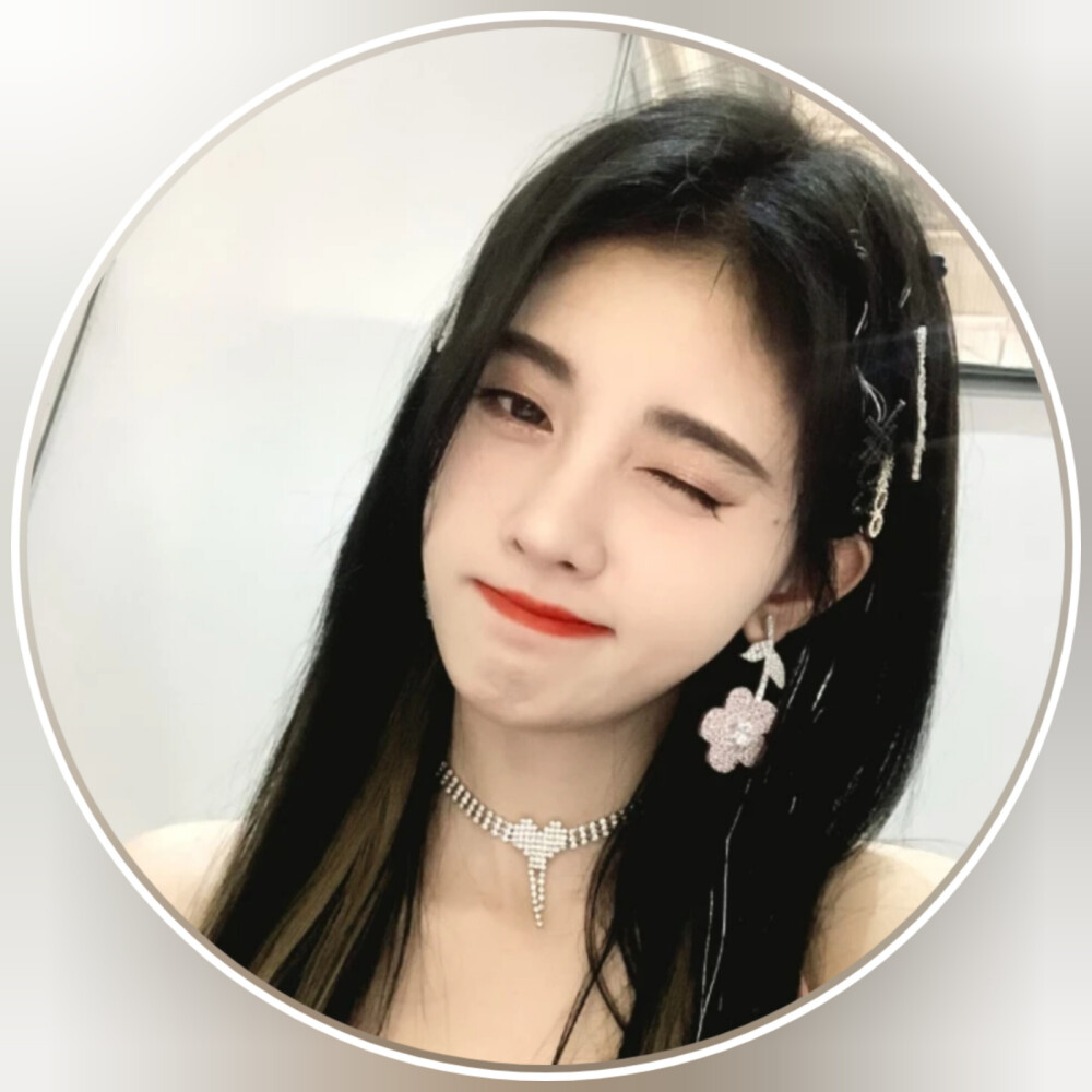 鞠婧祎夫妇圆框头像