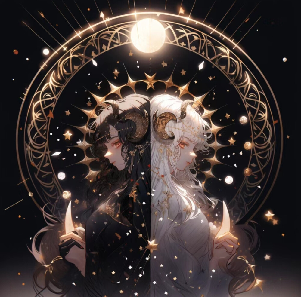 黑白天使双子座