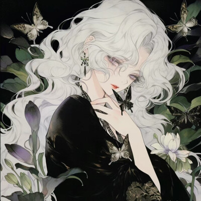 动漫女生头像#冷瞳