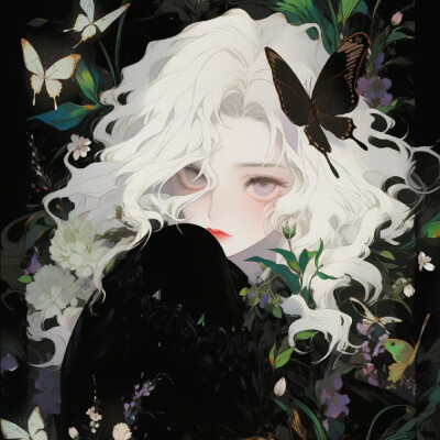 动漫女生头像#冷瞳