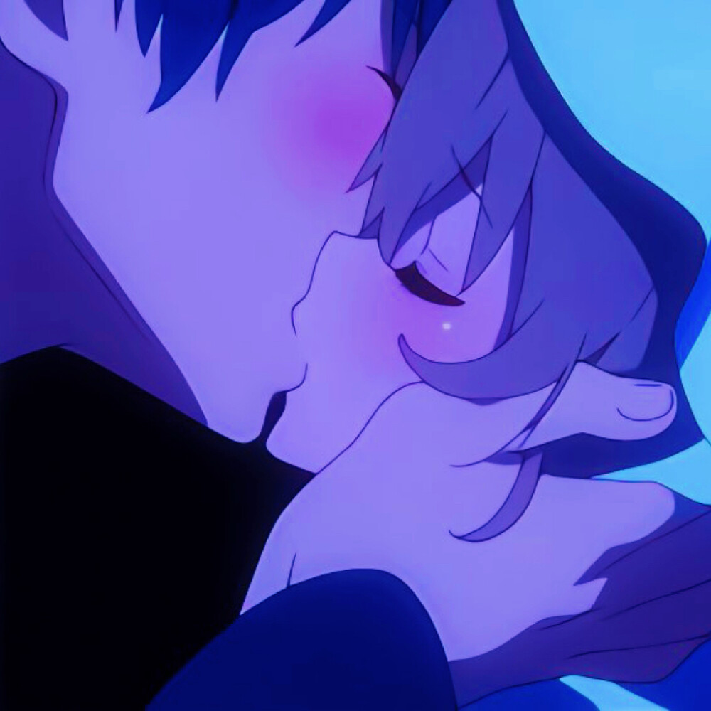 动漫背景图亲吻细节图