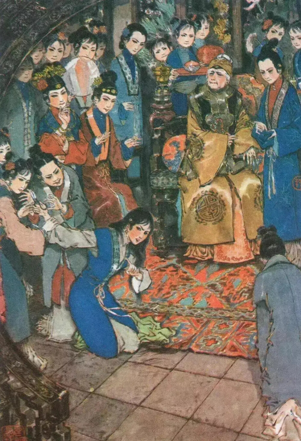 国画大师戴敦邦作品