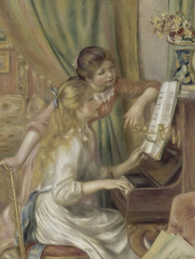 法国艺术家 奥古斯特 · 雷诺阿（Pierre-Auguste Renoir，1841–1919）绘画作品欣赏。