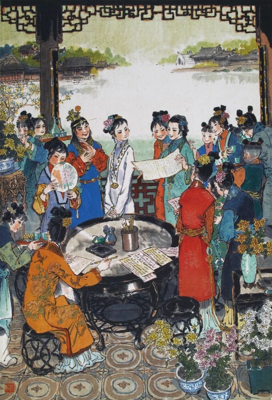 国画大师戴敦邦作品