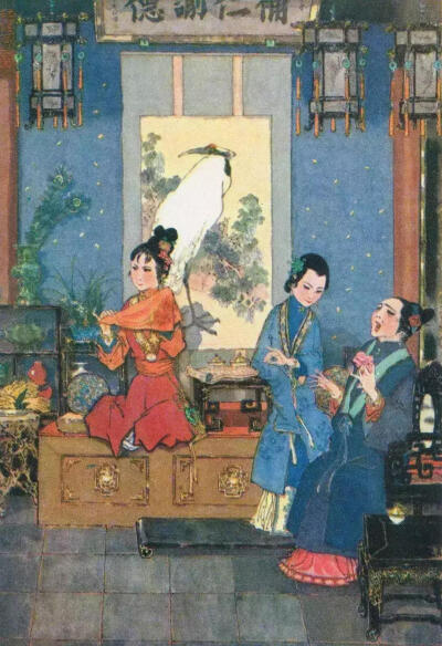 国画大师戴敦邦作品