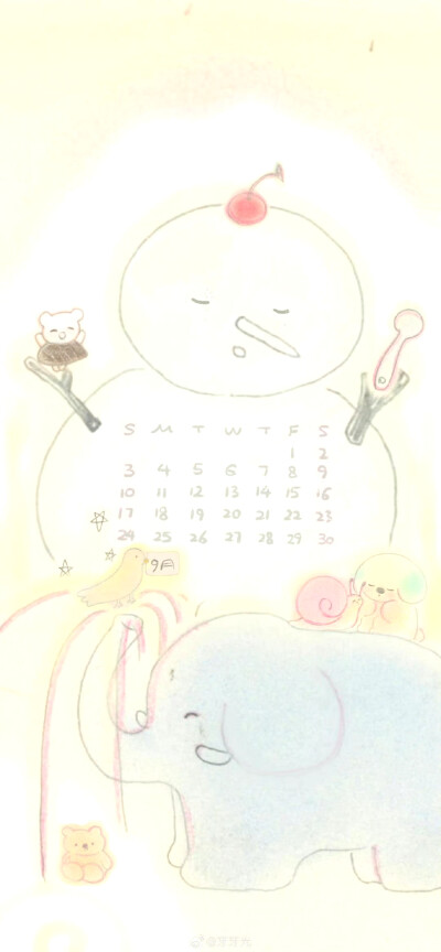 九月 日历壁纸 侵删致歉