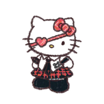 Hello Kitty风格手绘头像
cr 河豚不胖插画师