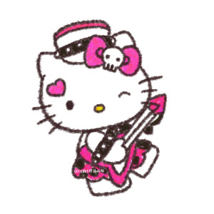 Hello Kitty风格手绘头像
cr 河豚不胖插画师