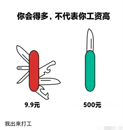 会的多唔代表工资高