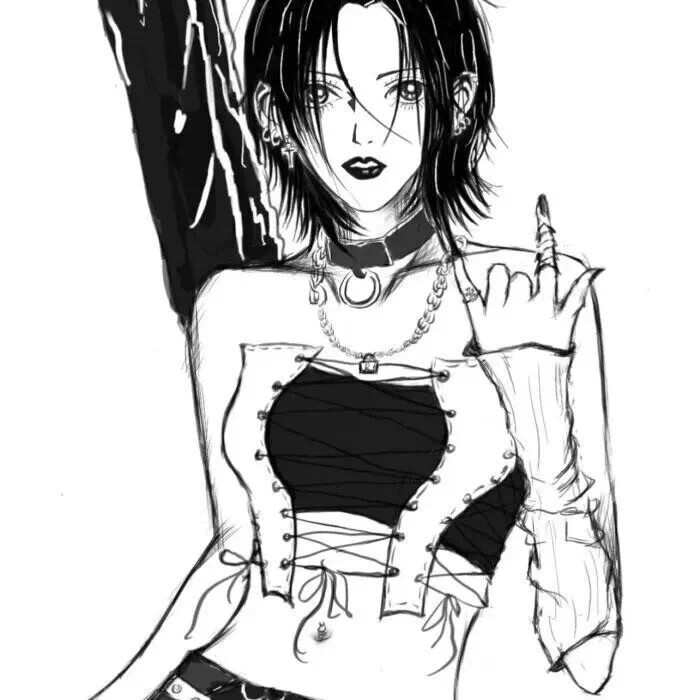 女生插画头像