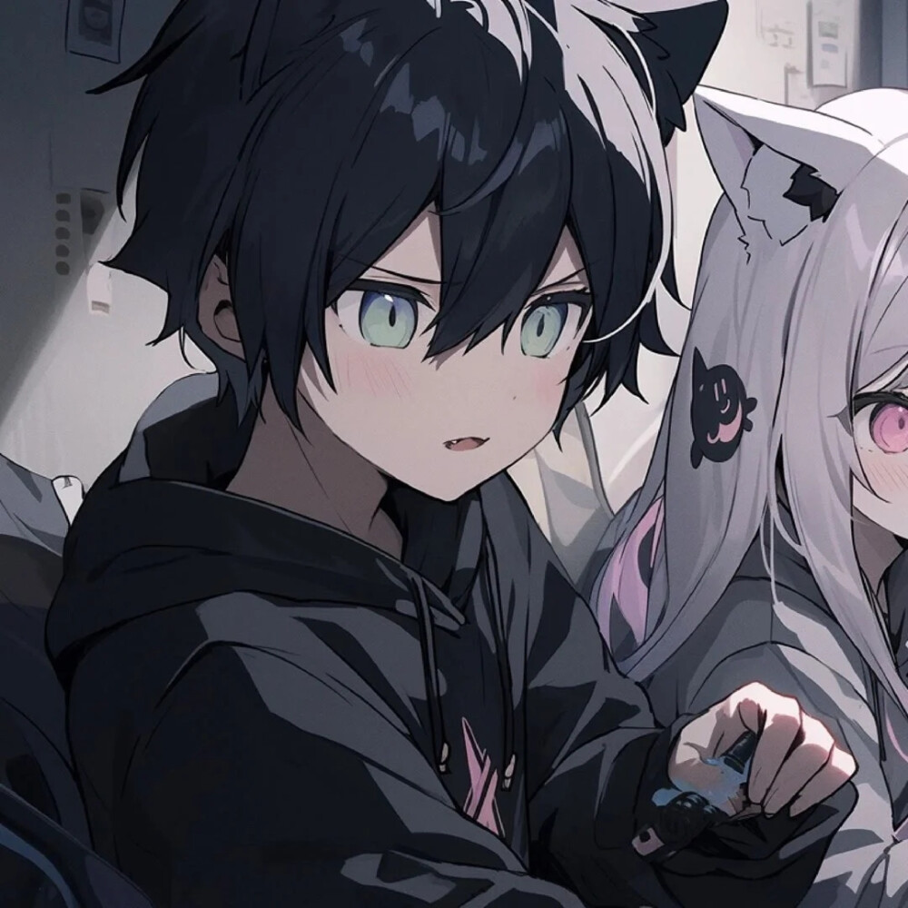 动漫情头礼貌点赞拿图