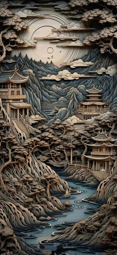 山水画