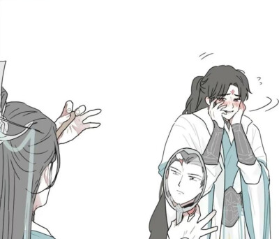 冰妹：师尊看我看我，我和你穿一样颜色
的衣服了
秋：..
冰妹：师尊～
秋：那我画和你一样的 魔印总好了吧