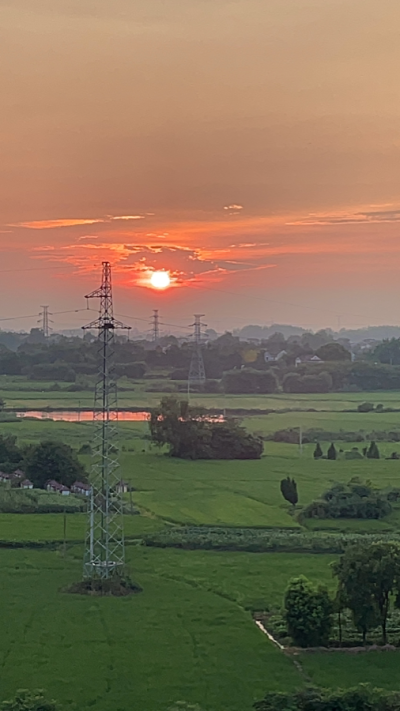 黄昏背景 日落壁纸 夕阳 手机壁纸