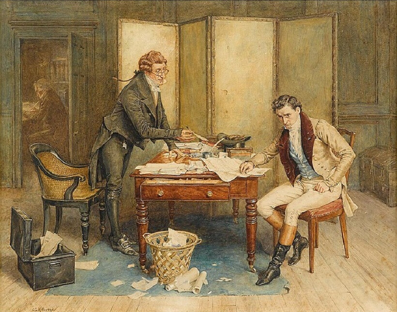 英国乔治·古德温（George Goodwin Kilburne）绘画作品欣赏。
