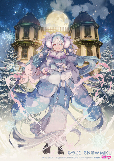 雪初音 × 弘前·函馆 2023冬季观光活动
插图：木屋町、七原しえ、姐川、おむたつ、まおう、ゆにぃ