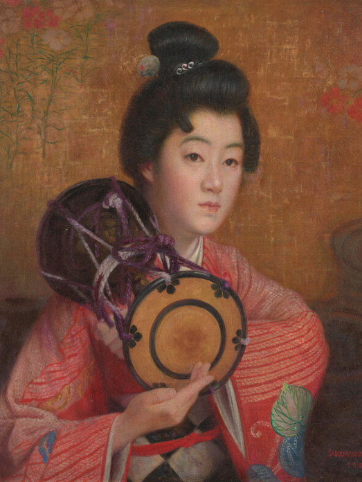 岡田三郎助
《婦人像》
1907年  油彩
