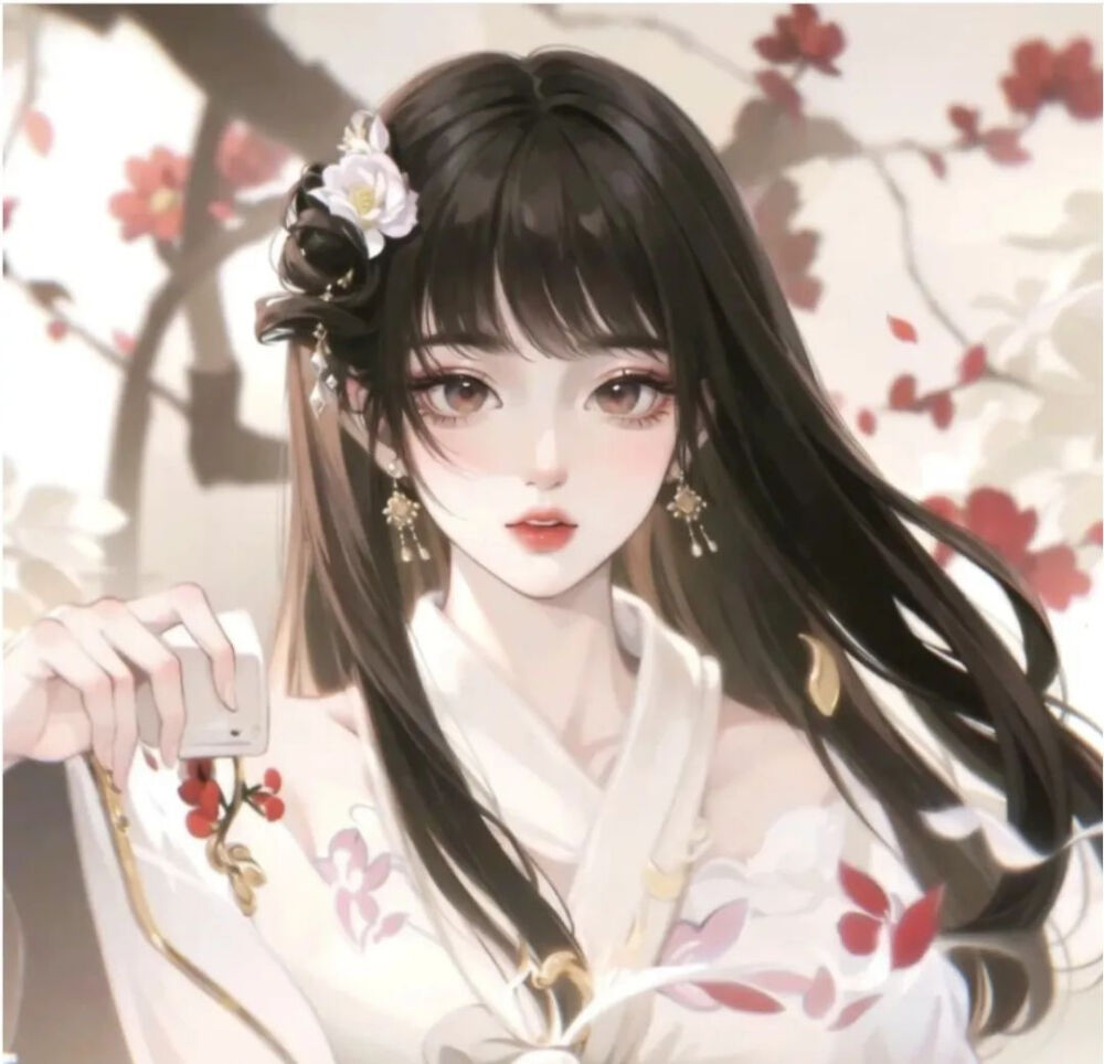 水墨国风手绘头像