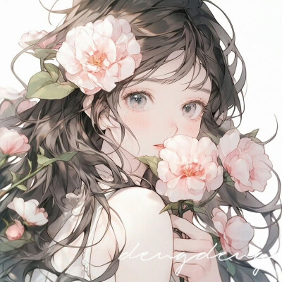 捧花少女