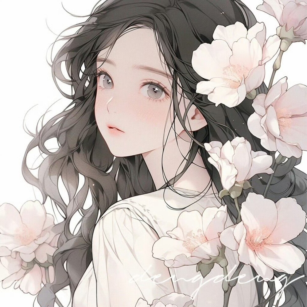 捧花少女