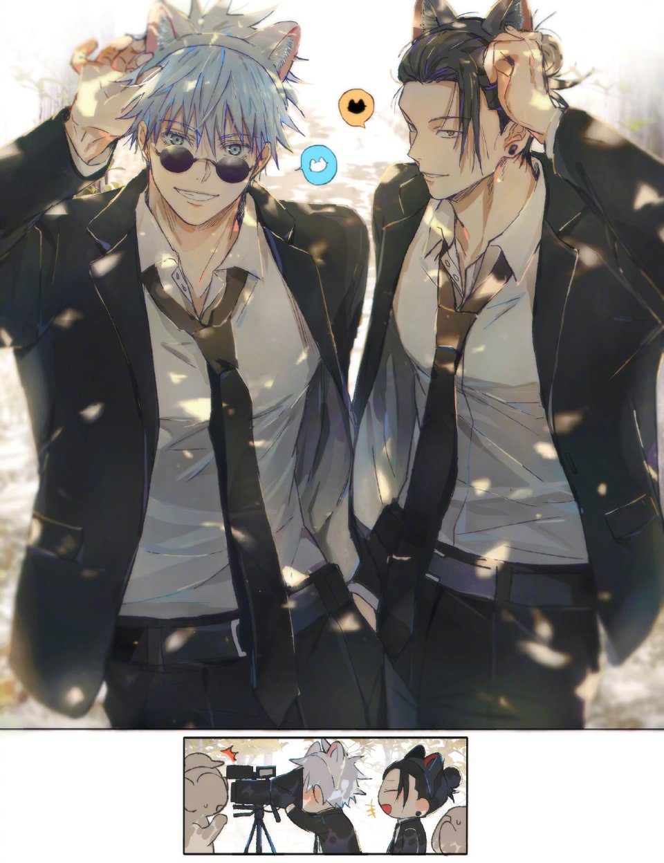 这个风格的五条悟x夏油杰太好看啦(*´∀`*)#咒术回战
Artist:dmsco1803