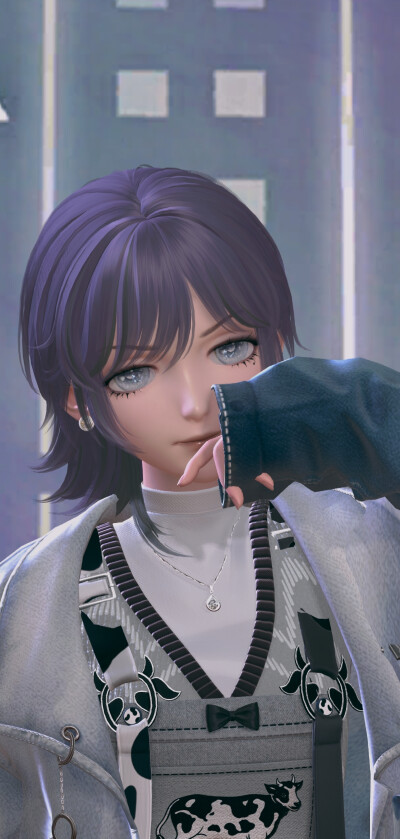 混搭：中性风，狼尾女儿太太太帅气啦！