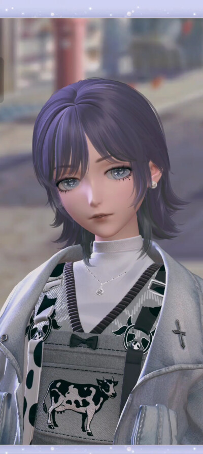 混搭：中性风，狼尾女儿太太太帅气啦！